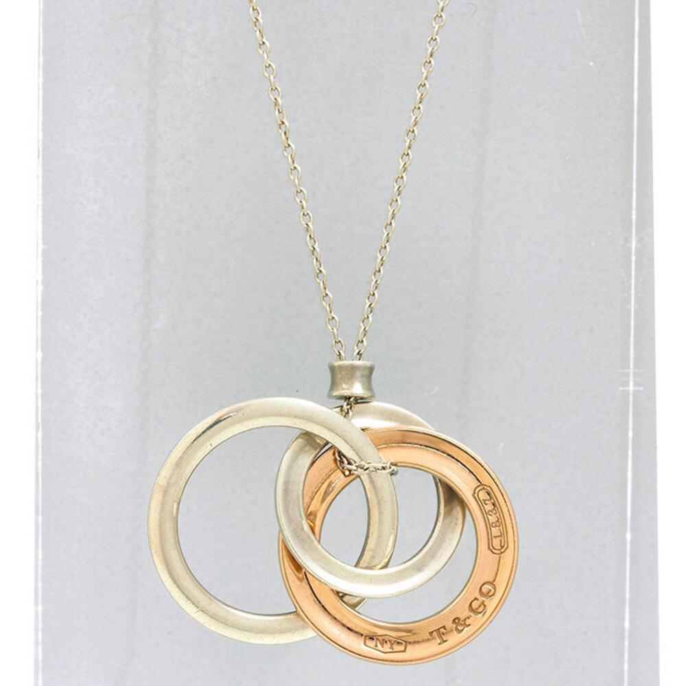 Tiffany Interlocking Circles Silver Pendant